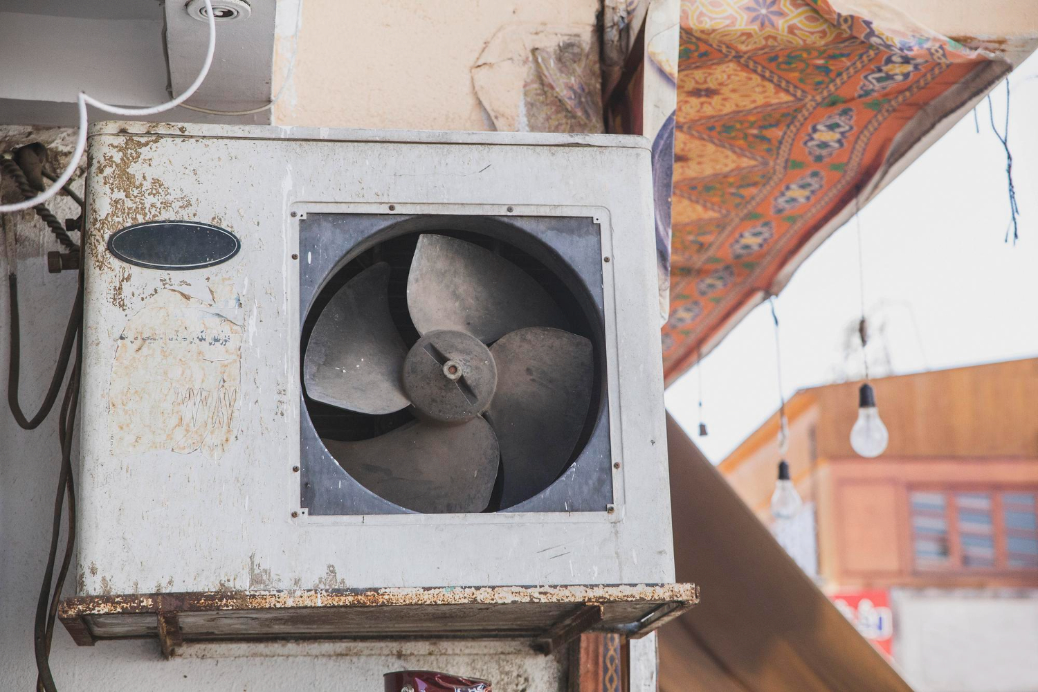 old HVAC system