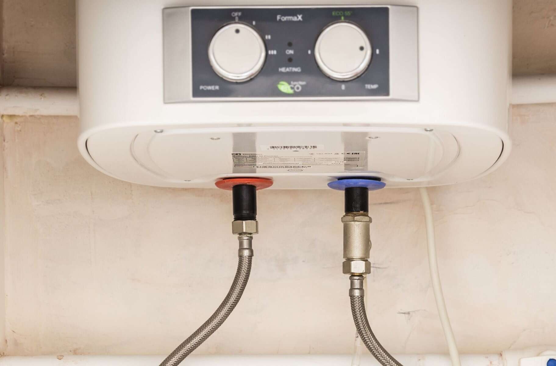 High-efficiency tankless water heater showcasing HVAC and plumbing system installation for top-rated services by MY Jockey.